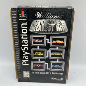 Williams Arcade's Greatest Hits PS1 - CIB Tested